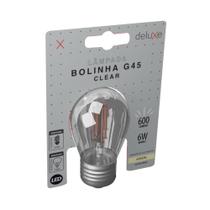 Lâmpada Led Filamento Avant Clear G45 6W 4000k E27 Bivolt Lâmpada Led Filamento Avant Clear G45 6W 4000k E27 Bivolt