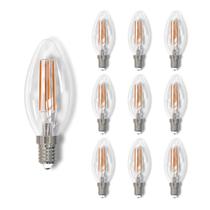 Lâmpada Led Filamento Avant Clear Vela 4W 2700k E14 10 Und Lâmpada Led Filamento Avant Clear Vela 4W 2700k E14 10 Und