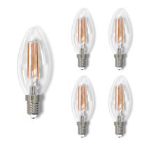 Lâmpada Led Filamento Avant Clear Vela 4W 2700k E14 5 Und Lâmpada Led Filamento Avant Clear Vela 4W 2700k E14 5 Und