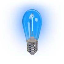 Lâmpada Led Filamento Azul 1w E-27 220v 4 Peças Foxlux
