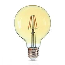 Lampada Led Filamento Globo G95 4W Bivolt E27 2400K Quente - Ourolux