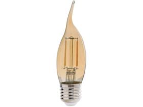 Lâmpada Led Filamento Retrô Vela Chama 2W - Amarelo 2200K E27 Lâmpada Led Filamento Retrô Vela Chama 2W - Amarelo 2200K E27