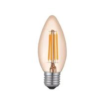 Lampada Led Filamento Vela C35 4W 2400K E27