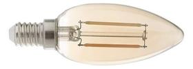 Lampada Led Filamento Vela Galaxy E14 C35 2W 2200K Bivolt