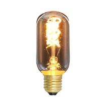 Lâmpada LED Filamento Vintage Retro Edison E27 Espiral A60 T45 ST64 T185 G80 G95 G125 4W Iluminação