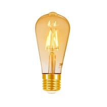 Lâmpada Led Filamento Vintage St64 Taschibra E27 Bivolt Lâmpada Led Filamento Vintage St64 Taschibra E27 Bivolt