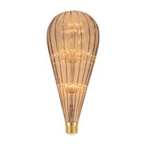 Lâmpada LED Fireworks Vintage BT125 Âmbar 2W E27 - Taschibra