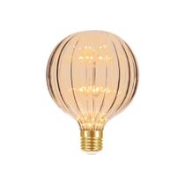 Lâmpada LED Fireworks Vintage G125 Âmbar 2W E27 - Taschibra