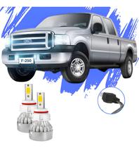 Lâmpada Led Ford F-250 1998 - 2011 Kit H4 V10 - Efeito Xênon