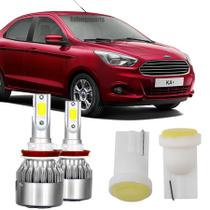 Lâmpada Led Ford Ka 2015 A 2020 Farol Milha 6000k Tipo Xenon