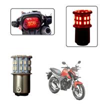 Lâmpada Led Freio 2 Polo 1157 50 Leds Moto CB600f