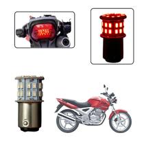 Lâmpada Led Freio 2 Polo 1157 50 Leds Moto CBX 250