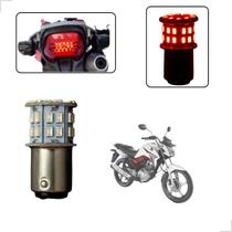 Lâmpada Led Freio 2 Polo 1157 50 Leds Moto CG 150 Titan KS