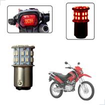 Lâmpada Led Freio 2 Polo 1157 50 Leds Moto NXR 125 Bros