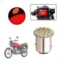 Lâmpada Led Freio 2 Polos Com Efeito Strobo Moto CG125 Fan 2005 2006 2007 2008 2009 2010 2011 2012 2013 Lâmpada Led Freio 2 Polos Com Efeito Strobo Moto CG125 Fan 2005 2006 2007 2008 2009 2010 2011 2012 2013