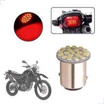 Lâmpada Led Freio 2 Polos Com Efeito Strobo Moto XT 660R 2005 2006 2007 2008 2009 2010 2011 2012 2013