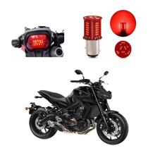 Lâmpada Led Freio 2 Polos Sequencial Strobo Moto MT 09 850CC 2014 2015 2016 2017 2018 Lâmpada Led Freio 2 Polos Sequencial Strobo Moto MT 09 850CC 2014 2015 2016 2017 2018