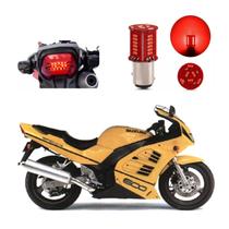 Lâmpada Led Freio 2 Polos Sequencial Strobo Moto RF 600R 1993 1994 1995 1996