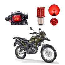 Lâmpada Led Freio 2 Polos Sequenical Strobo Moto XR 190 2016 Lâmpada Led Freio 2 Polos Sequenical Strobo Moto XR 190 2016