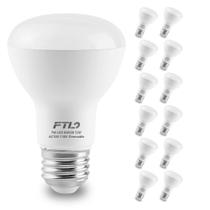 Lâmpada LED FTL BR20 7W 750lm 5000K regulável, pacote com 12