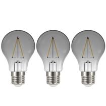 Lâmpada Led Fumê 30w Iluminação Kit 3 Unid. Decorativa Vintage Branco Quente Retrô Multifilamento Luz Casa Decoração Lâmpada Led Fumê 30w Iluminação Kit 3 Unid. Decorativa Vintage Branco Quente Retrô Multifilamento Luz Casa Decoração