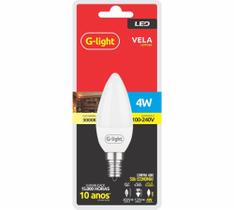 Lâmpada Led G-light Vela Leitosa 4W Bivolt