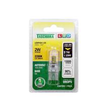 Lâmpada Led G9 Drops 2w Taschibra Bivolt 2200k Luz Quente Lâmpada Led G9 Drops 2w Taschibra Bivolt 2200k Luz Quente
