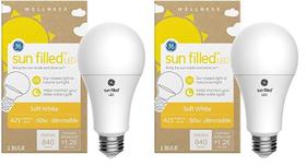 Lâmpada LED GE Sun Filled A21 10,5 W 2700 K 60 W Eqv, pacote com 2