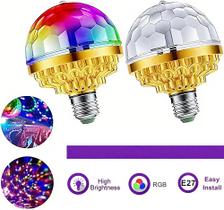 Lâmpada LED Giratória Colorida Disco Light Articulação de Ambiente Perfecta para Festas e Palcos