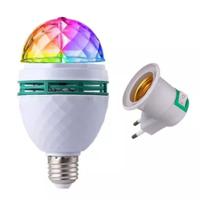 Lâmpada Led Giratória Colorida Rgb Festa Bola Maluca Bivolt 110/220 V Lâmpada Led Giratória Colorida Rgb Festa Bola Maluca Bivolt 110/220 V
