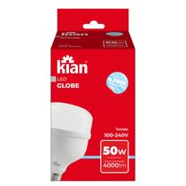 Lâmpada Led Globe Bivolt 50 Watts E27 Branco Frio 6500k KIAN