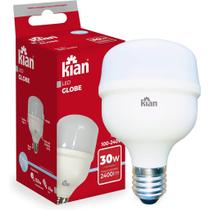 Lâmpada Led Globe Kian Boa Potência Base E-27 30w 6,5k Bivolt