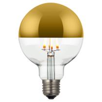 Lâmpada LED Globo 6W Bivolt Amarela - Ilumine com Estilo e Economia Lâmpada LED Globo 6W Bivolt Amarela - Ilumine com Estilo e Economia