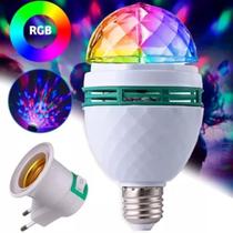 Lâmpada Led Globo Colorida Luz de Palco Rotativa Giratória Magic LED RGB para Festas Bola Maluca Divertida Rosqueada Soquete Alta Luminosidade Lâmpada Led Globo Colorida Luz de Palco Rotativa Giratória Magic LED RGB para Festas Bola Maluca Divertida Rosqueada Soquete Alta Luminosidade