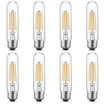 Lâmpada LED Gozelux Dimmable E26 6W 60W branca quente 2700K pacote 8