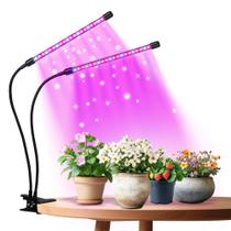 Lâmpada LED Grow Lights iPower Red Blue Spectrum de cabeça dupla Lâmpada LED Grow Lights iPower Red Blue Spectrum de cabeça dupla