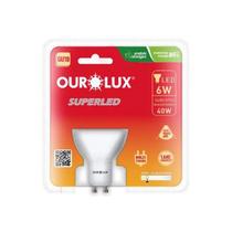 Lâmpada Led GU10 6 Watts Bivolt 3000K Branco Morno OUROLUX Lâmpada Led GU10 6 Watts Bivolt 3000K Branco Morno OUROLUX
