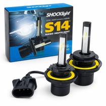 Lâmpada LED H13 Shocklight Nano Headlight S14 6000K 3600LM Super Branca Farol