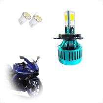 Lâmpada Led H4 Farol Alto e Baixo Chip Stallion Yamaha YZF R3 321cc 2015 2016 2017 2018 2019 2020 Lâmpada Led H4 Farol Alto e Baixo Chip Stallion Yamaha YZF R3 321cc 2015 2016 2017 2018 2019 2020
