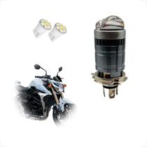 Lâmpada Led H4 Farol Alto e Baixo Stallion M01F Suzuki Moto GSR 750 2013 2014 2015 2016