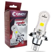 Lâmpada Led H4 Para Moto 6500k 1000Lm 10W Corrente Continua e Alternada 48 Leds Lâmpada Led H4 Para Moto 6500k 1000Lm 10W Corrente Continua e Alternada 48 Leds