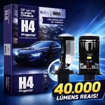 Lampada led H4 Projetor 40.000lm Canbus 300w Canhao 6500k Forte Efeito xenon super branca Lampada led H4 Projetor 40.000lm Canbus 300w Canhao 6500k Forte Efeito xenon super branca