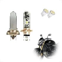 Lâmpada Led H4 Stallion Chip 1860 Foco Duplo CB 600F Hornet 2005 2006 2007 2008 2009 2010 2011 2012 2013