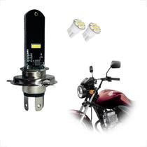 Lâmpada Led H4 Thork 6000k 12v CG 150 Fan 2004 2005 2006 2007 2008 2009 2010 2011 2012 2013 2014 2015 Lâmpada Led H4 Thork 6000k 12v CG 150 Fan 2004 2005 2006 2007 2008 2009 2010 2011 2012 2013 2014 2015