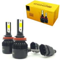 Lâmpada Led H8 H9 H11 6000K 7800 Lumens TechOne Code Super LED