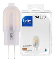 Lâmpada Led Halopin 1,2W G4 Bipino 12V Âmbar Quente