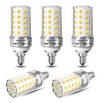 Lâmpada LED HAONIULED E12 10 W 100 W equivalente a 4000 K 1000 LM, pacote com 5