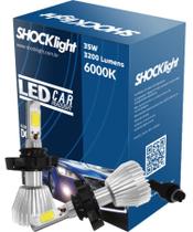 Lampada Led Head Light H16 Shocklight 3200 Lumens Com Reator