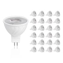 Lâmpada LED HMYYJT MR16 5W 3000K 12-36V AC e DC regulável, pacote com 24