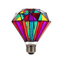 Lâmpada LED I-SHUNFA Stained Glass Edison G95 6W E26 2700K Lâmpada LED I-SHUNFA Stained Glass Edison G95 6W E26 2700K